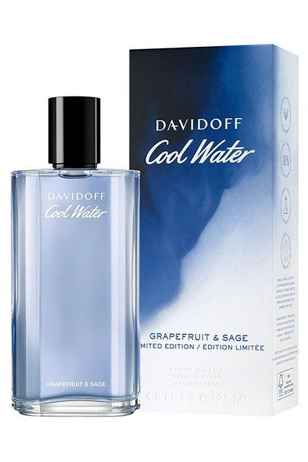 Davidoff Cool Water Grapefruit & Sage 125m Limited Edition New