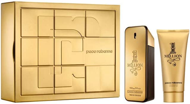 Paco Rabanne 1 Million Eau De Toilette 100ml & Shower Gel 100ml Gift Set For Him